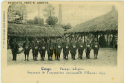 Souvenir de l'Exposition d'Anvers 1894. Congo-Troupe indigène
