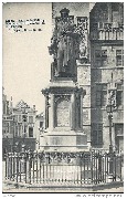 Alost. Statue de Thierry Martens 1er imprimeur de la Belgique