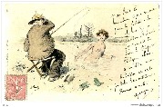 Le Pêcheur avec femme nue. J.WELY