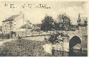 Dixmude. Pont de l'Allée sur le canal de Handzaeme ── Diksmuide. Laanbrug over het kanaal van Handzaeme ── Dixmude. Bridge of the alley over the canal of Handzaeme
