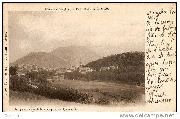 Vue panoramique de Lourdes prise du chemin de fer. Oeuvre des Missions - Petit séminaire de Floreffe