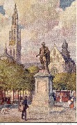 Antwerpen. Standbeeld van P.P. Rubens Anvers. La Statue de P.P. Rubens
