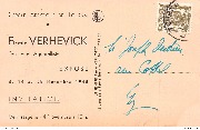 Firmin verhevick. peintre et Aquarelliste. Exipose du 14 au 28 novembre 1948. Cercle artistique de Tournai