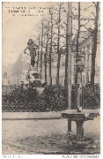 Gand. La Fontaine abreuvoir  Statue du gladiateur Louis Mast