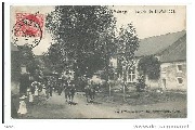 Aubange. Festival du 31 mai 1908. (Deux chevaux en tête du cortège))