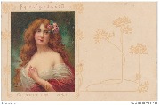 Job. Calendrier 1899 Femme fumant (Angelo Asti) 1ère série