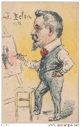 Georges Redon caricaturé par J. Belon