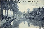 Hal - Hâleur longeant le Canal de Charleroi