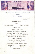 Carte menu du titanic. (Prix avec frais 87.000 livres sterling)