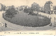 Bruxelles. Square des Deux Ponts - Avenue de la Reine Bruxelles. Square des Deux Ponts - Avenue de la Reine