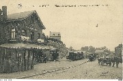 Rochefort. - Place de la Gare et le Vicinal vers Han sur Lesse