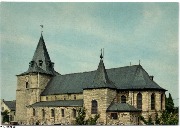 Tourinnes-La-Grosse. Eglise romane St Martin Xè XIIIèS. Vue extérieure Sud-Ouest
