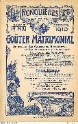 Ronquières. Goûter matrimonial dimanche 15 mai 1910 Pentecôte