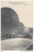 Grande Fête aérostatique du 3 Aout 1905. Une rangée de ballons