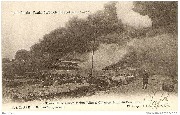 Incendie des Tanks à Pétrole. La Tonnelerie (Installation Eiffe & C°) côté droit de l'incendie
