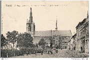 Gheel. St. Amandskerk en het Park - L'Eglise de St Amand et le Parc