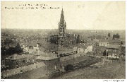 Jumet-Brulotte. Panorama du Bassin de Charleroi et Eglise de Gohyssart 