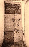 Spa Porte blindée du souterrain où se réfugiait le Kaiser pendant l'occupation