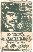 10 deutsche Postkarten von Rudi. Schiestl