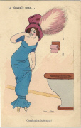 La mode en 1910. Complication inattendue (devant le pot)