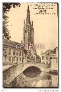 Bruges.Pont du Gruuthuse et Eglise Notre Dame Gruuthuse bridge