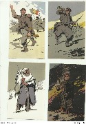 6 Gekleurde tekeningen 6 Illustrations en couleur A. Ost au profit des blessés et prisonniers