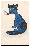 (chat fumeur)