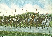 Lembeek La cavalerie de l'Etat Major (signé D.Jallay)