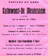Pub pour Callewaert - De meulenaere
