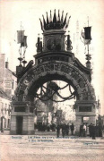 Ostende.Les fêtes du 3 et 4 septembre 1905. L'arc de Triomphe