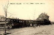 Braine l'Alleud - La Gare du Vicinal - Arriv�e d'un tram