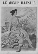 Le monde illustré 13 juillet 1901 consacré à la carte postale num 2311