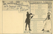 Exposition de Liège 1905. Cramignon Liégeois. Les meilleurs compliments de la joyeuse ville de liège