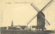Le moulin à vent et l église en fer