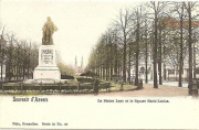 Souvenir d'Anvers. la Statue Leys et le square Marie-Louise.