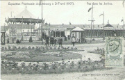 Saint-Trond. Expo 1907. Vue dans les jardins