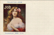 Job. Calendrier 1899 Femme fumant (Angelo Asti)