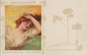 Job. Calendrier 1898. Petite affiche  Hernandez D. (variante avec décor art nouveau)