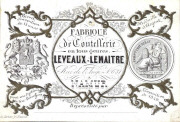 Namur. Fabrique de coutellerie. Leveaux-Lemaître. Rue de l'ange 631. (Porcelaine)