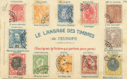 Le langage des timbres de l'Europe
