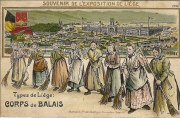 Souvenir de l'exposition de liège. Types de Liège : Corps de Balais