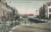 Bruges. Vieux Canal et Pont-Saint-jean