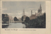 Souvenir de Bruges,La Maison Eclusière sur le Lac d Amour