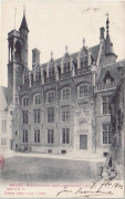 Bruges. Hôtel Gruuthuse, façade septentrionale (1465)