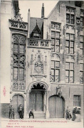 Bruges. Porche de la Bibliothèque, l'ancien Tonlieu (1478)