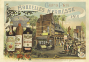 Affichette de la Maison Laduron à Bruxelles-Kermesse.