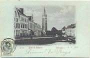 Bruges. Quai du Rosaire