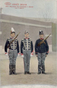 2eme régiment des chasseurs à Cheval. Les 3 tenues