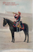 2eme régiment des chasseurs à Cheval. Trompette en grande tenue
