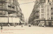 Rue Léopold, Vue de la Place Saint-Lambert